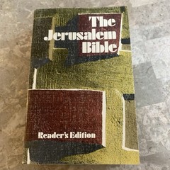 The Jerusalem Bible Reader’s Edition Paperback Book 1968 Doubleday 1960s Vintage