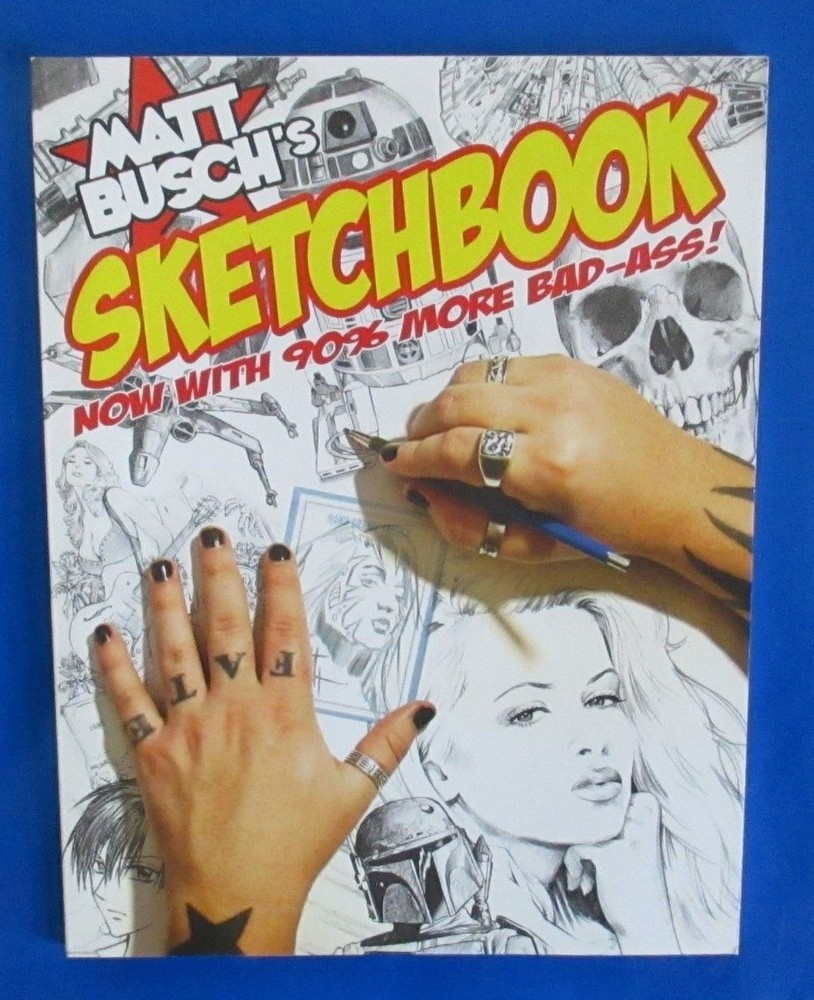 2010 MATT BUSCH’S SKETCHBOOK – now with 90% more bad-a**! NM+ Planet Matt SIGNED