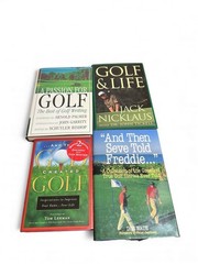 Golf Book Lot Passion for Golf Arnold Palmer Nicklaus Seve Freddie Tom Lehman