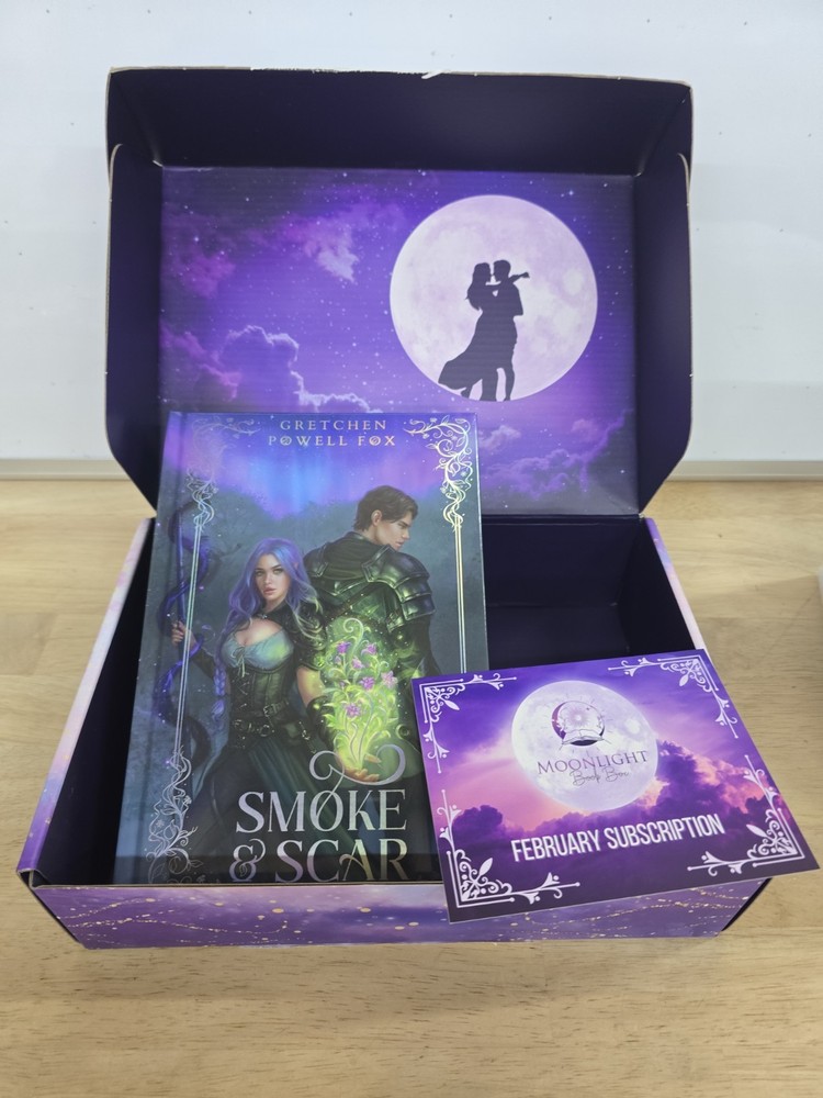 Moonlight Book Box Edition Smoke & Scar by Gretchen Powell Fox -February Sub