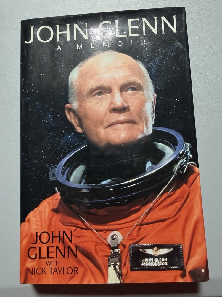 John Glenn A Memoir First Edition 1st Printing 1999 Astronaut Space Hardcover