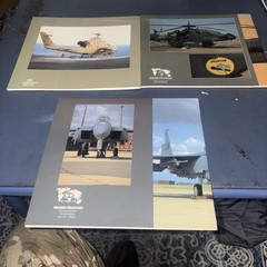 3 Verlinden Lock On Books F 15 E strike eagle H 64 a Apache a H1S cobra ￼