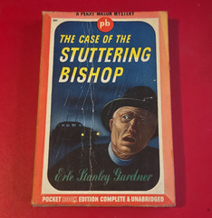 1943 THE CASE OF THE STUTTERING BISHOP Erle Stanley Gardner #201 TRUE 1st Eds