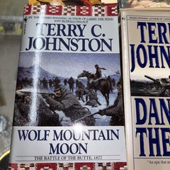 Lot of 8 westerns historical paperbacks by Terry C. Johnston Euc
