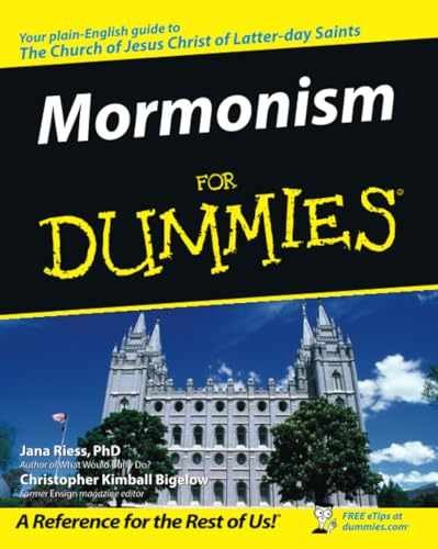 Mormonism For Dummies – Paperback, by Riess Jana; Bigelow – Acceptable n