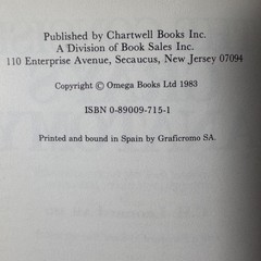 The Concise Grays Anatomy Book by C.H. Leonard AM MD Chartwell Books 1983 Omega
