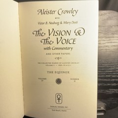 The Vision & the Voice With Commentary and Other Papers Aleister Crowley