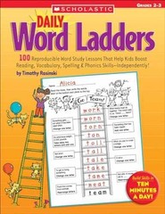 Daily Word Ladders: Grades 2-3 – Paperback, by Rasinski Timothy V. – Very Good f