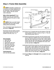 HANDI QUILTER Gallery2 Frame Assembly Manual 2024, FIXED – TOUGH COVERED