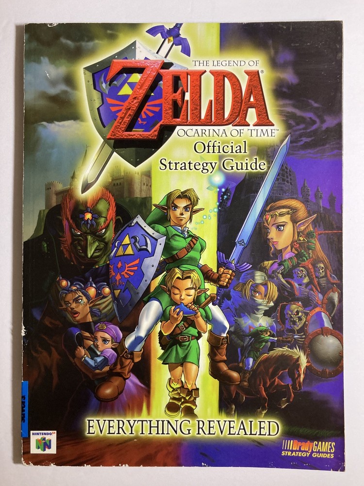 The Legend of Zelda Ocarina of Time Official Strategy Guide N64 BradyGames
