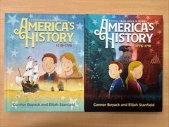 Lot 2 Tuttle Twins America’s History Vol. 1-2 1215-1776, 1776-1791 Connor Boyack