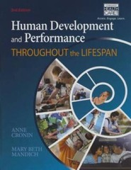 Human Development and Performance Throughout the Lifespan – Hardcover – GOOD