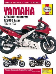 Yamaha YZF600R Thundercat & FZS600 Fazer (96 – 03) Haynes Repair Man (Paperback)