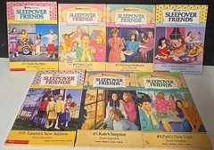 Sleepover Friends Books Lot of 7 Susan Saunders Girls Chapter Series Vintage 90s
