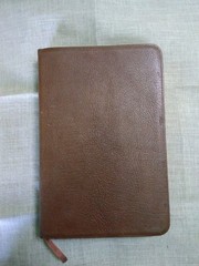 New American Standard Bible Holman Brown Top Grain Cowhide Cover Study Ed. 1976
