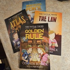 Lot Of 4 The Tuttle Twins Books Paperback BY Conner Boyack