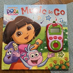 Dora the Explorer Music To Go Board Book + Sound Music Player 2011 Works