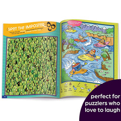 Silliest Hidden Pictures Puzzles Ever: Search-And-Find Book for Kids 6 and up wi