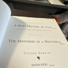Stephen Hawking Illustrated Brief History Universe Hardcover Bantam Books Scien…