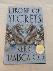 Throne Of Secrets by Kerri Maniscalco Barnes & Noble Exclusive HC/DJ 1st B&N