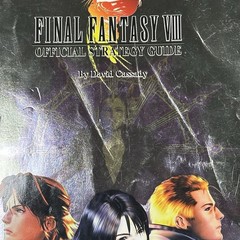 Final Fantasy VIII 8 Official Strategy Guide Book w/ Poster EB Games Foil Cover