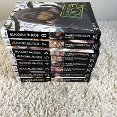 Lot 8 MAXIMUM RIDE Manga Patterson Books by Narae Lee vol. 1-8 PB VG