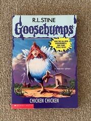 Like New 1st print Goosebumps #53 Chicken Chicken w/att stickers no UPC Stine