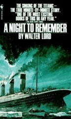 A Night to Remember – 0553278274, paperback, Walter Lord