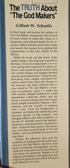THE TRUTH ABOUT ‘THE GOD MAKERS’ Answers To Anti-Mormon Gilbert W. Scharffs LDS
