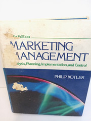 Philip Kotler Book Marketing Management Sixth Edition 1988 Hardcover