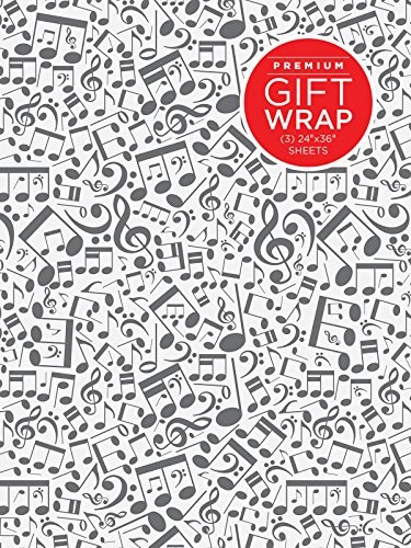 Hal Leonard Wrapping Paper – Music Notes Theme (00)