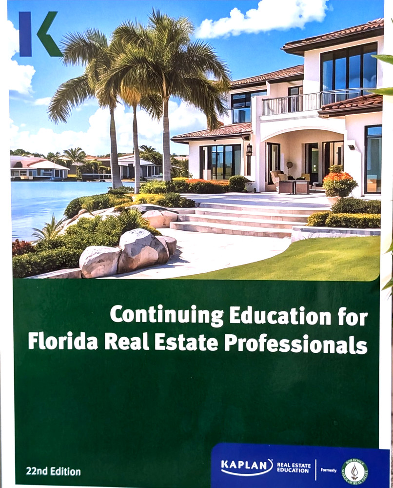 NEW Kaplan Continuing Education for Florida Real Estate Professionals – 22nd Ed.