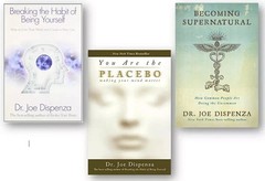 Joe Dispenza 3 Book Set Becoming Supernatural Placebo Breaking the Habit***
