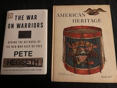 Pete Hegseth War on Warriors 1st Ed + 1959 American Heritage Magazine Military