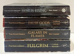 Warhammer 40K-The Horus Heresy book lot 1-4 Horus Rising False Gods