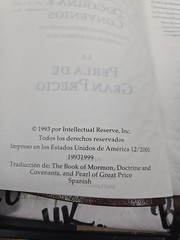 Lds triple El Libro De Mormon Doctrina Y Convenios Perla De Gran Precio