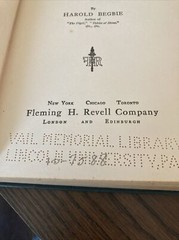 Alcoholics Anonymous Related 1909 TWICE BORN MEN H. BEGBIE Revell Ex Library