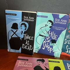 Lot: 5 Sue Ann Jaffarian Odelia Grey Mystery Books # 6 7 8 9 10 Twice as Dead