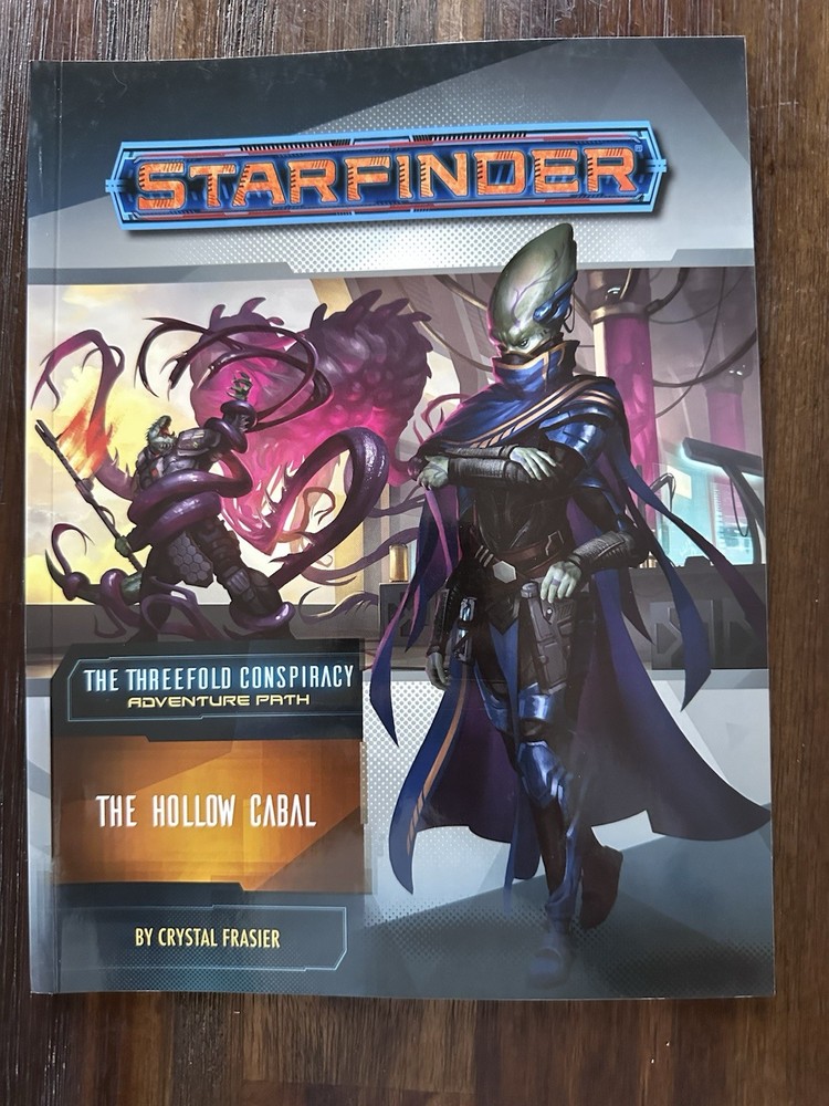 Paizo Starfinder Adventure Path: The Hollow Cabal – Paperback RPG Book