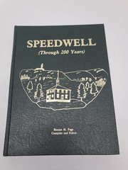 Speedwell Through 200 Years HC Bonnie Page 1985 Rural Town in Tennessee