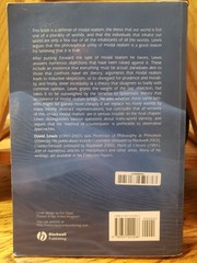 On the Plurality of Worlds by David Lewis (1986 Paperback)
