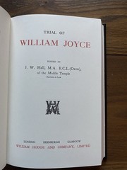 The Trial of William Joyce 1987 Legal Classics Library Leather Bound Special Ed