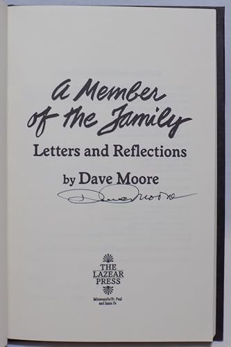 A member of the family : letters and ref…, Dave Moore