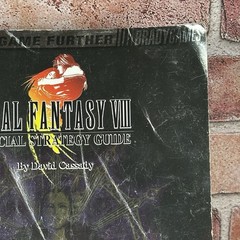Final Fantasy VIII 8 Official Strategy Guide Book w/ Poster EB Games Foil Cover
