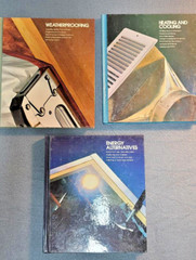 Time Life Home Repair and Improvement – Lot of 3 Home Energy Projects DIY Books