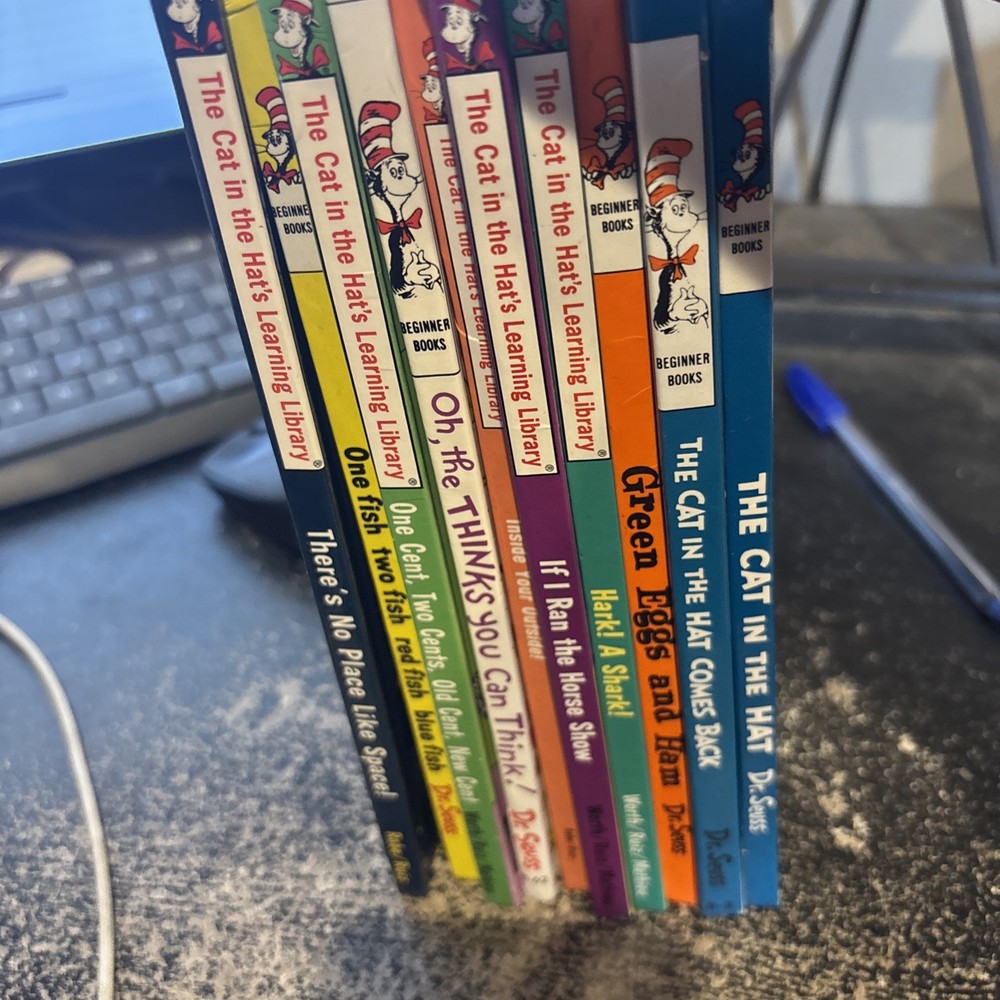10 Dr Seuss random book lot of Hardcover Books kids New and Vintage – GOOD