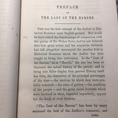 The Last Of The Barons Edward Bulwer-Lytton 1881 J.B. Lippincott Historical Fic