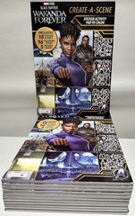 Lot of 12 Black Panther Wakanda Forever Create-a-Scene Sticker Activity Books