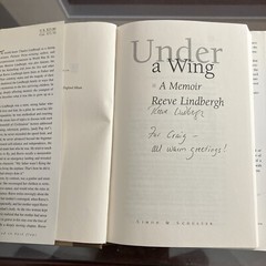 Under a Wing by Reeve Lindbergh, NEW (1998, Hardcover) SIGNED, FREE SHIP