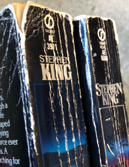Stephen King books, Salem’s Lot & The Stand, Signet paperbacks